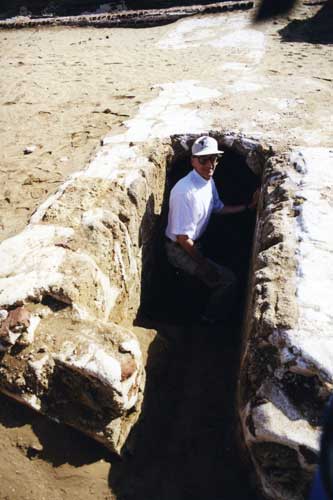 Vartorella at EAO excavation, Sinai.